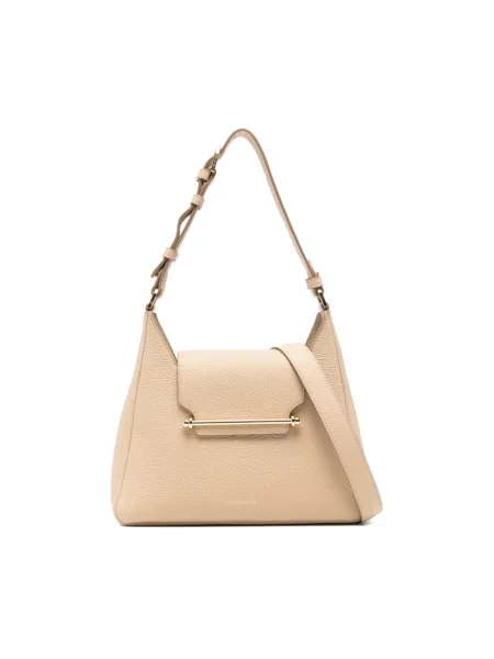 Torebka hobo Strathberry beżowa