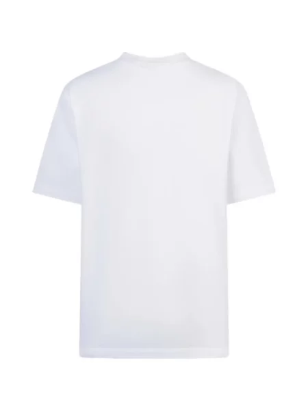 Tricou Ferragamo cu imagine cu decolteu rotund alb