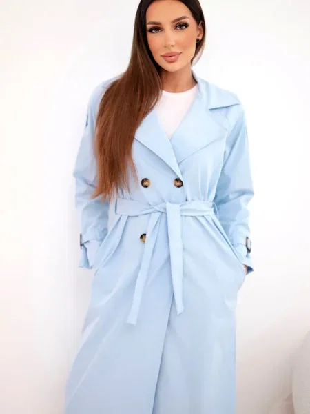 Gulerat haină de mazăre Kesi Włoski albastru