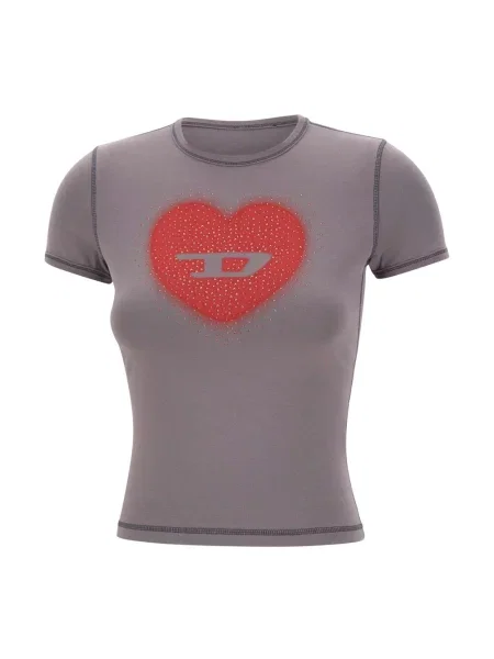 Diesel Koszulki Kobieta XS T-Shirts szary