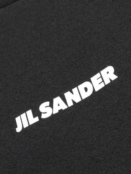 Tricou Jil Sander cu imagine negru