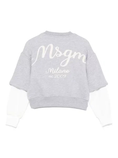 Bluza dziecięca Msgm szara