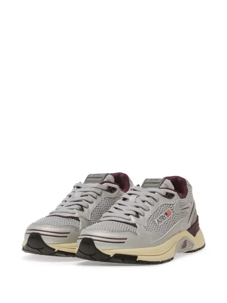 Sneakerși Autry din piele gri