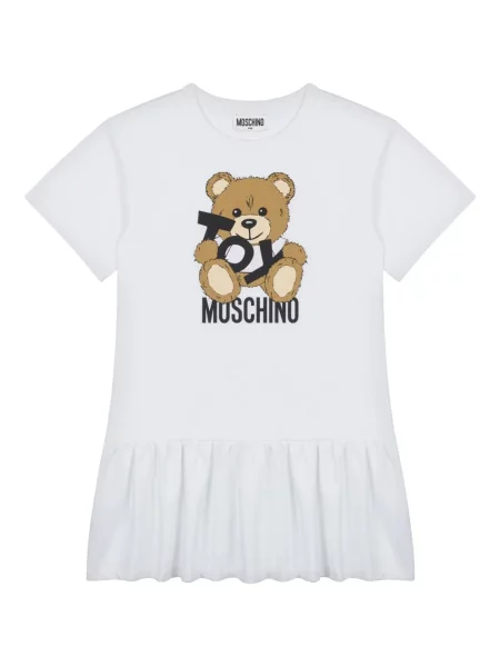 Sukienka dziecięca Moschino biała