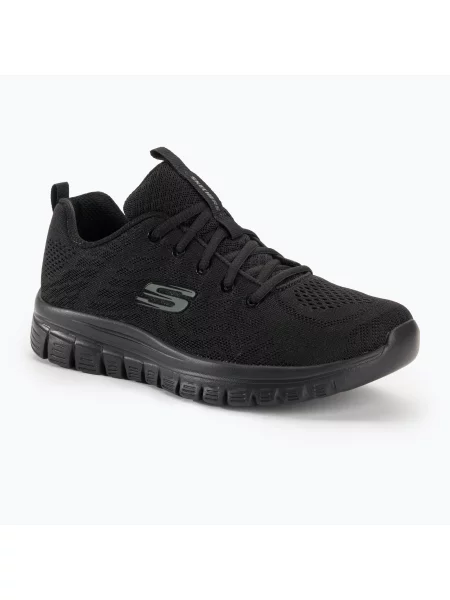 Boty Skechers GRACEFUL GET CONNECTED černé