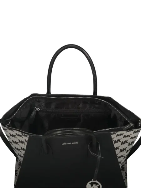Geanta de piele Michael Kors din piele negru