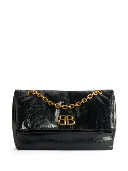 Remenčić ogrlica Balenciaga crna