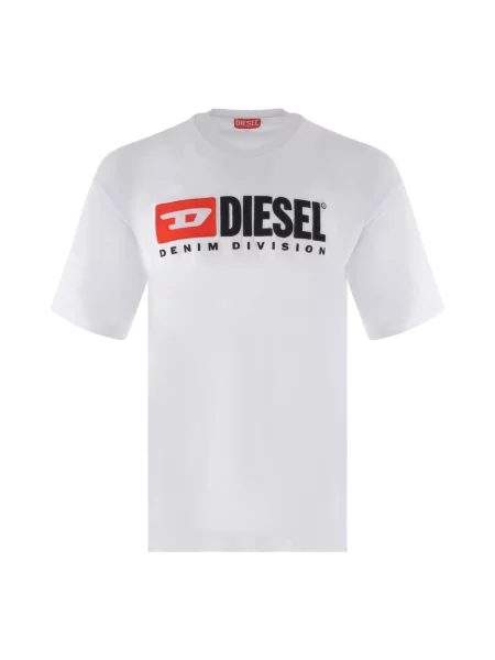 Koszulka Diesel z logo biała