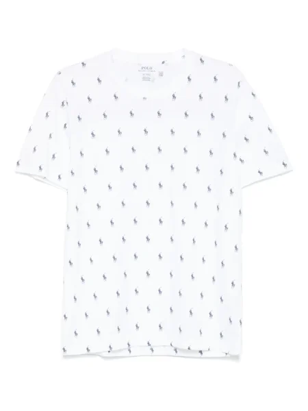 Tricou polo Polo Ralph Lauren cu imagine alb