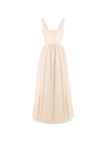 Kostiumas maksi maxi suknele Post Meridiem be rankovių