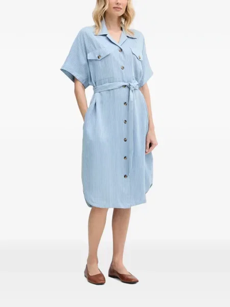 Cu centură rochie midi Mos Mosh albastru