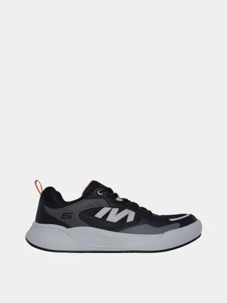Кожаные кроссовки Skechers черные