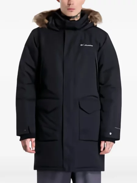 Palton Columbia cu imagine negru