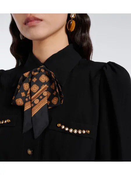 Cu centură rochie midi Zimmermann negru