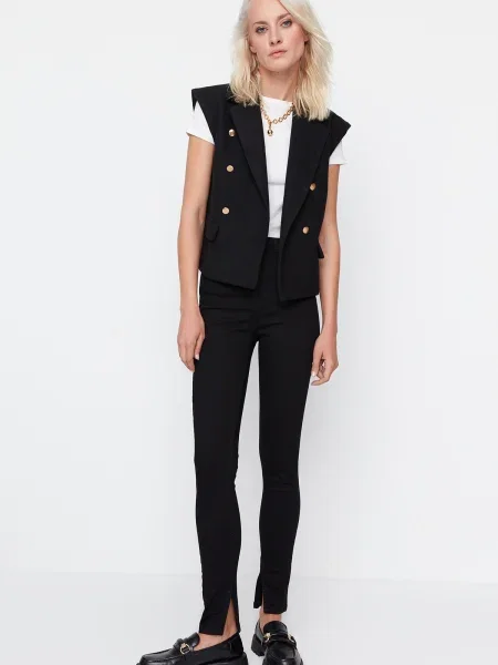 Blugi skinny Trendyol negru