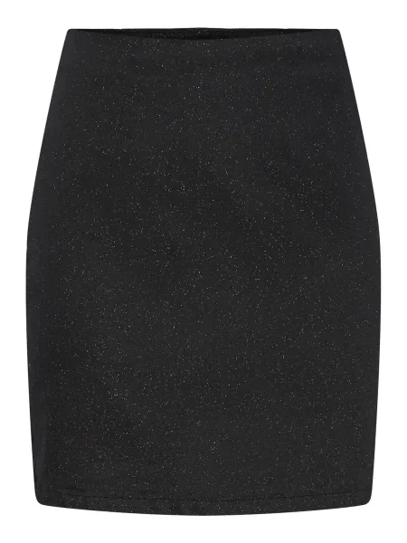 PIECES Fustă negru
