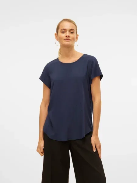 Blúzka Vero Moda modrá