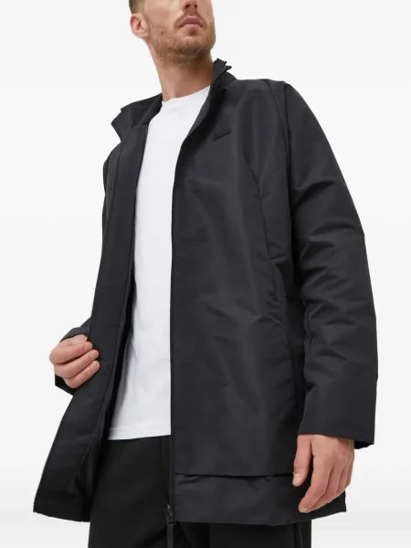 Prugasta parka Adidas s kapuljačom plava