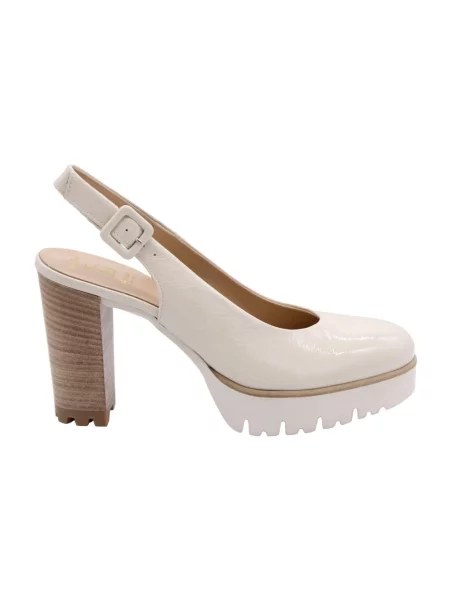 Czółenka Luca Grossi beżowa