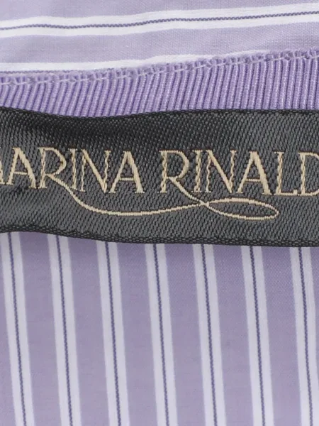 Ριγέ πουκάμισο Marina Rinaldi μωβ