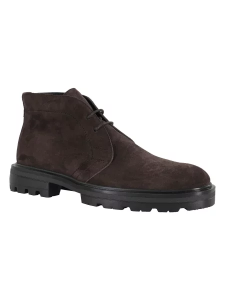 Botki Hogan zamszowe casual brązowe