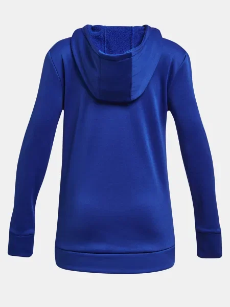 Fleecová mikina s kapucňou Under Armour modrá