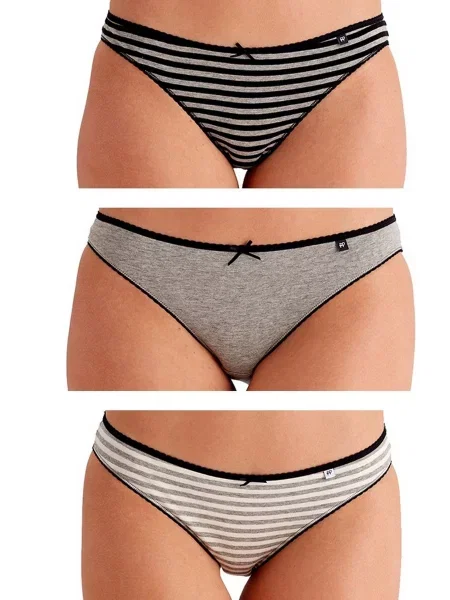 Набір трусів PRETTY POLLY Alice бавовна/еластан сірий