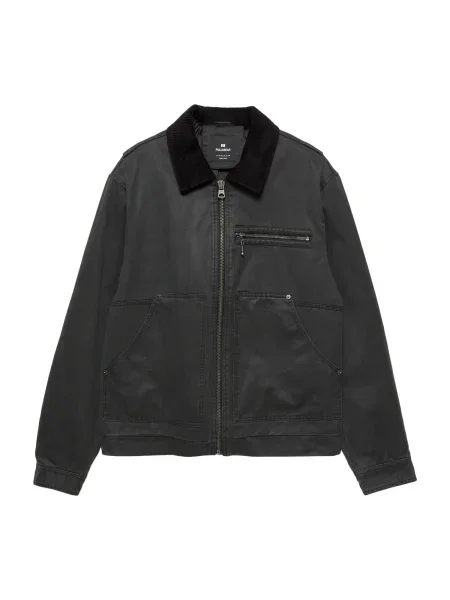 Pull&Bear Geacă de primăvară-toamnă negru