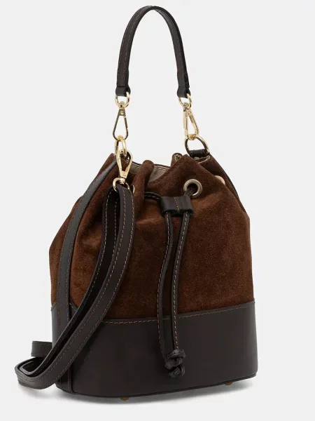 Кожаная сумка Answear.lab коричневая