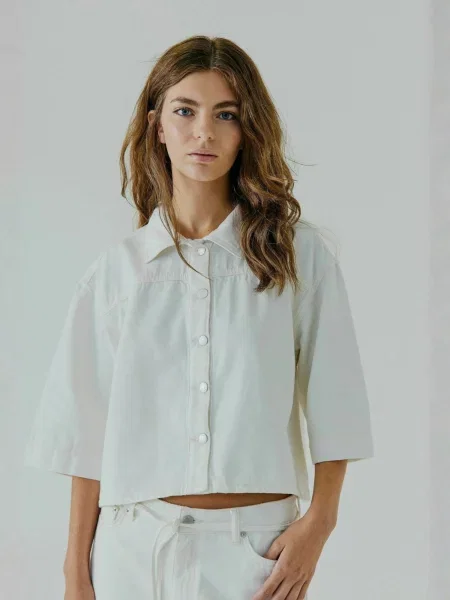 NORR Tricou Kenzina alb