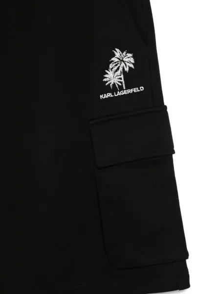 Pantaloni scurți cargo Karl Lagerfeld negru