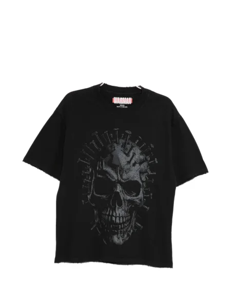 Tricou Warman cu decolteu în U negru