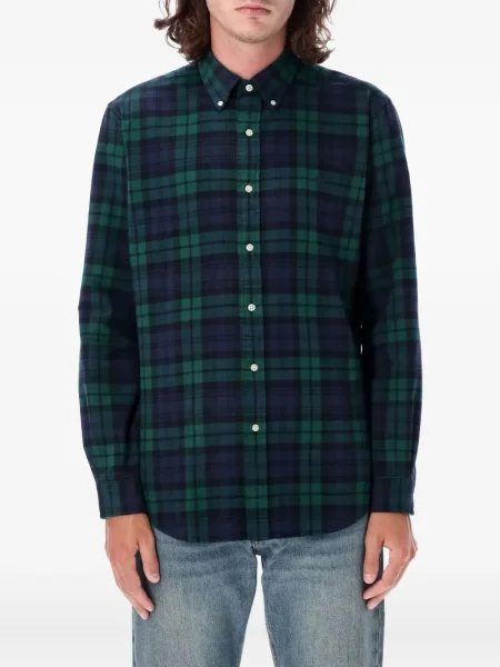 Tricou polo Polo Ralph Lauren cu imagine cu dungi din țesătură twill albastru