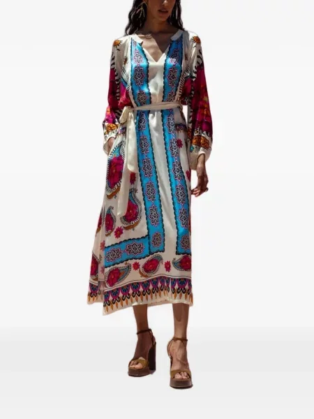 Rochie midi Nema cu imagine cu model paisley