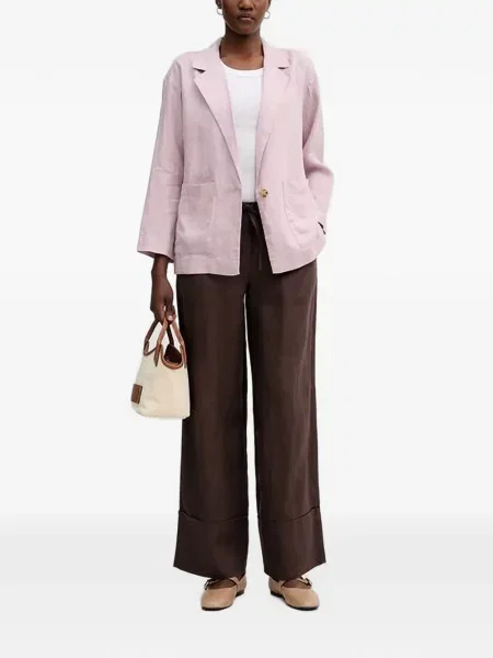 Pantaloni Benetton de in cu cordon maro