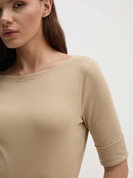 Lauren Ralph Lauren T-shirt Γυναικείο από μπεζ