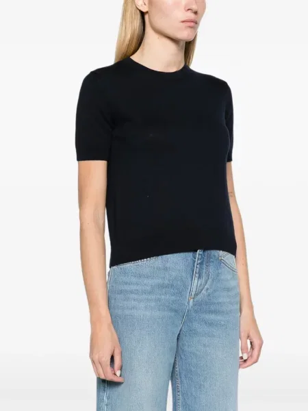 Μεταξωτός πουλόβερ Max Mara μπλε