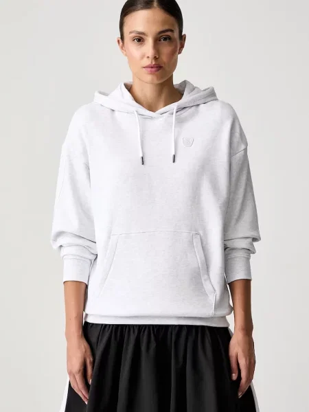 Puma hanorac cu glugă pentru femei din Essentials Elevated gri