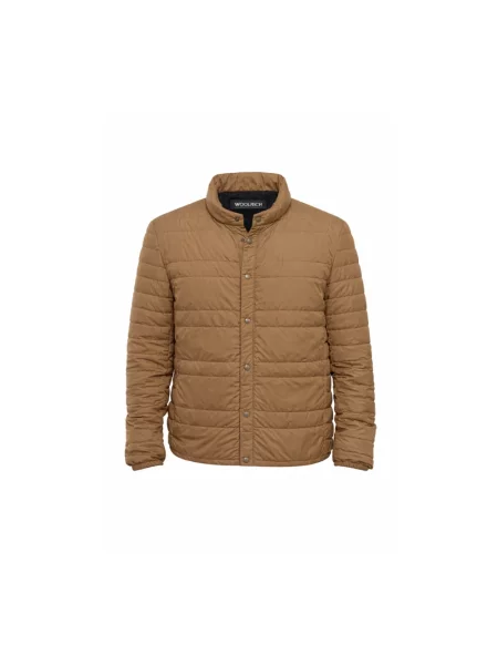 Kurtka puchowa Woolrich brązowa
