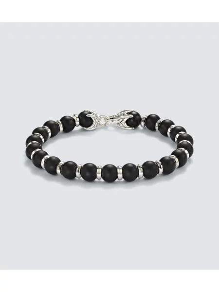 Brăţară David Yurman cu mărgele negru