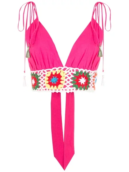 Top Olympiah o krotszym kroju różowy