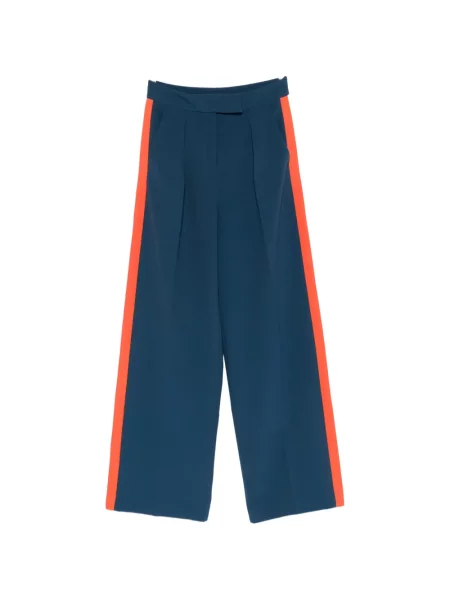 Pantaloni Patrizia Pepe cu dungi albastru