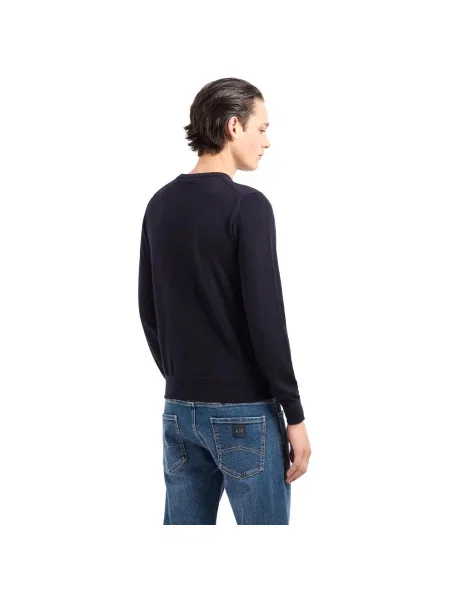 Pulover Armani Exchange de lână albastru