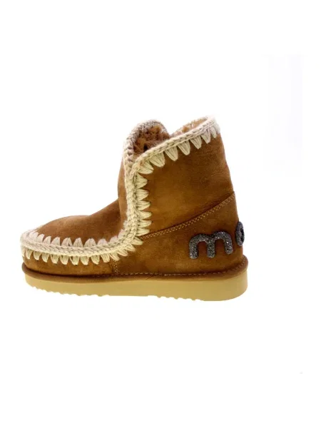Mou Cizme de zăpadă Eskimo 18 Glitter Logo maro