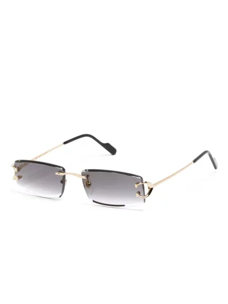 Saulės akiniai Cartier Eyewear auksinė