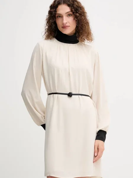 Gaudi rochie mini evazati bej