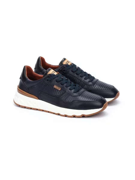 Sneakersy Pikolinos skórzane niebieskie