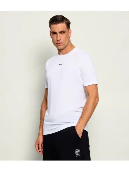 BOSS GREEN Tricou TS_Active | stretch alb