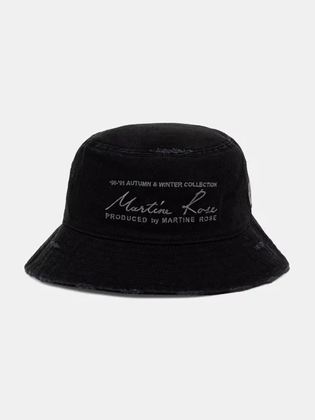 Martine Rose Signature Καπέλο bucket μαύρο