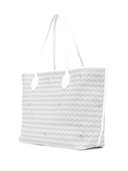 Geantă shopper Delage alb
